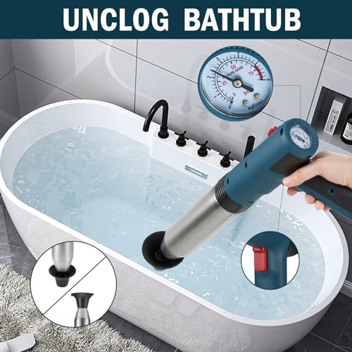Déboucheur WC électrique à haute pression rechargeable pour canalisations