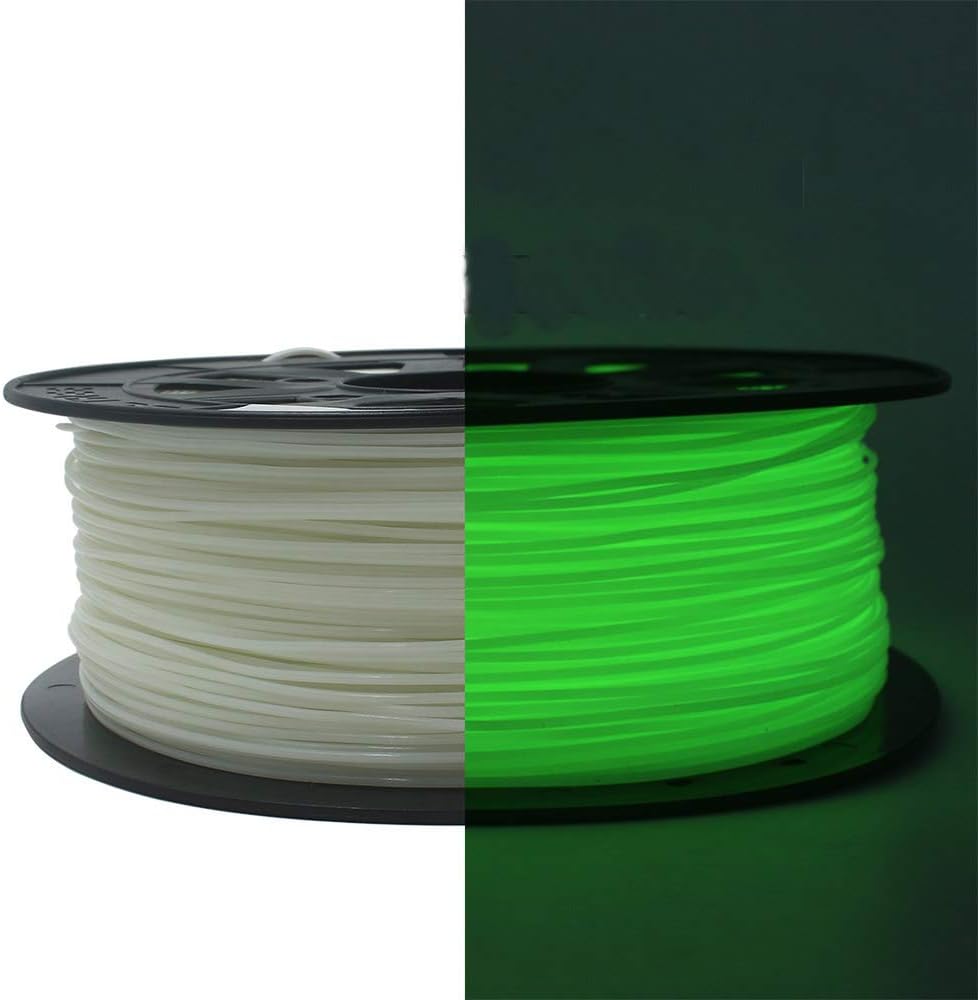 CCTREE Glow in The Dark PLA PRO (PLA+) Filament 1.75mm, 3D Printing Toughness PLA Plus Filament 1kg(2.2lbs), Dimensional Accuracy +/- 0.03mm, Green Filament for Most FDM 3D Printers, Glow Green