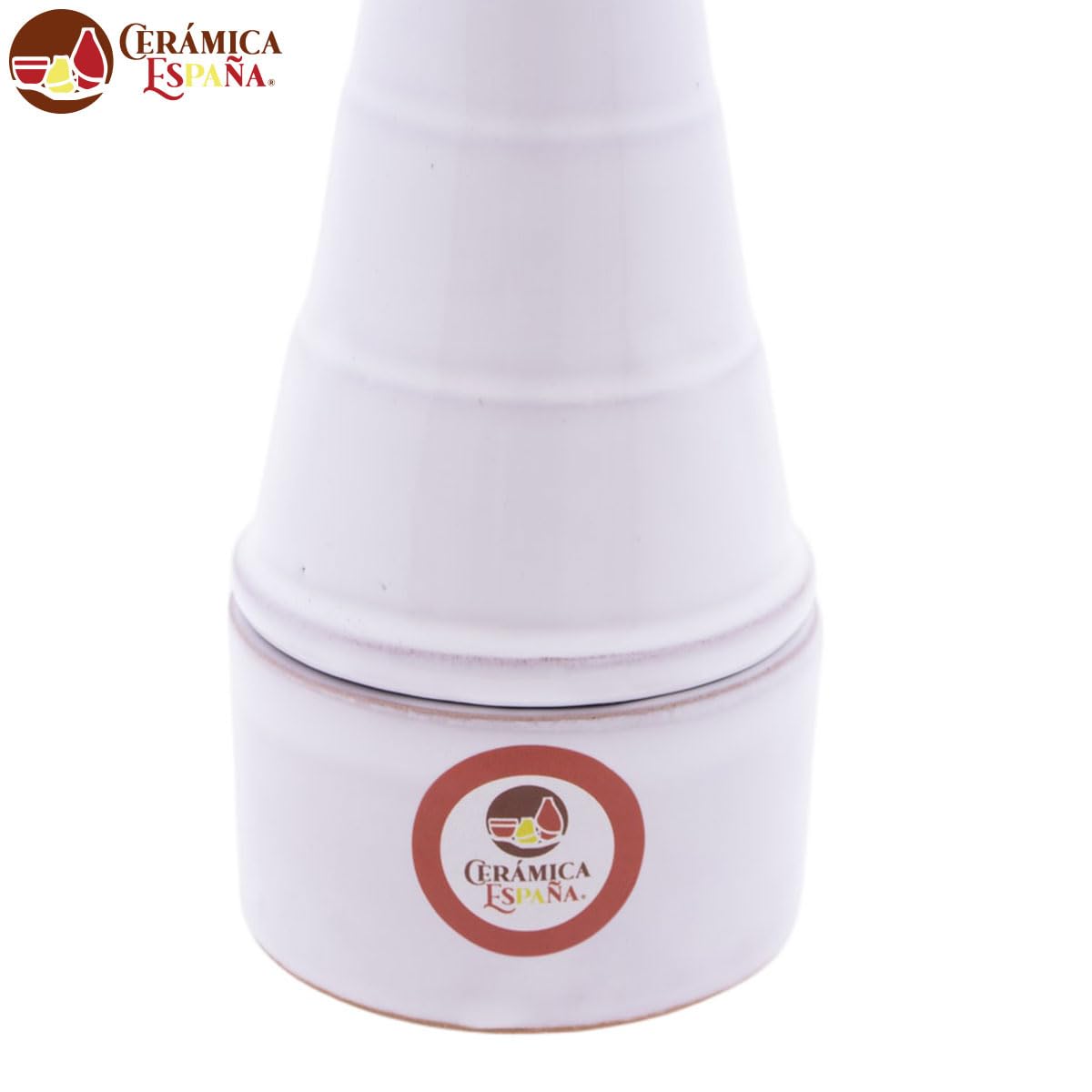 CERÁMICA ESPAÑA® | Incenso a camino bianco | Incensieri religiosi | Incensieri in argilla | Incenso Pasqua | Bruciatore profumo, 8 x 8 x 18 cm
