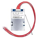 Bisida BMS 10S 36V Li-ion Battery Management System PCB Protection Board with Balance Wire and NTC,Ten Functional protections (10S 36V 30A)