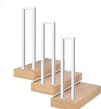 U Shape Staircase Railing, Metal U Shaped Handrails for Indoor Stairs, Metal Wrought Iron Modern Stair Railing, for Stairs Villa, Garden, Loft Support BarWhite,90CM/2.9FT