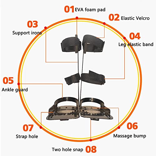 Support de cheville pour jambe de machine de rééducation avec sangle stable - 6