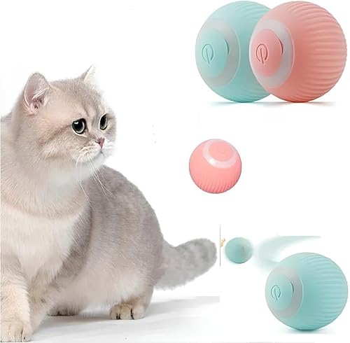 Brinquedo Inteligente para Pets (Cães e Gatos) Bola Giratória Interativa Ideal para Diversão USB (Co