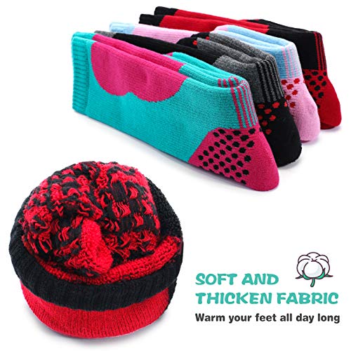 Meias, Andoer 2 pares de meias esportivas infantis meias de esqui profissional infantil malha grossa