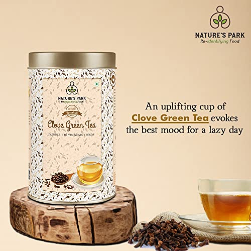 Image of NATURE'S PARK GREEN TEA (Clove Green Tea, 150 Gm)
