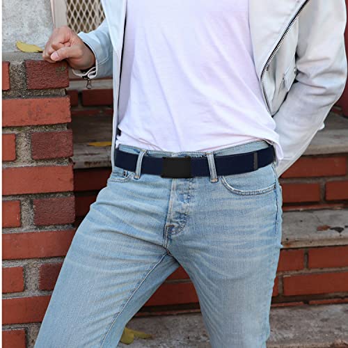 Image of Falari Canvas Web Belt Fully Adjustable Cut to Fit Golf Belt Flip Top Buckle