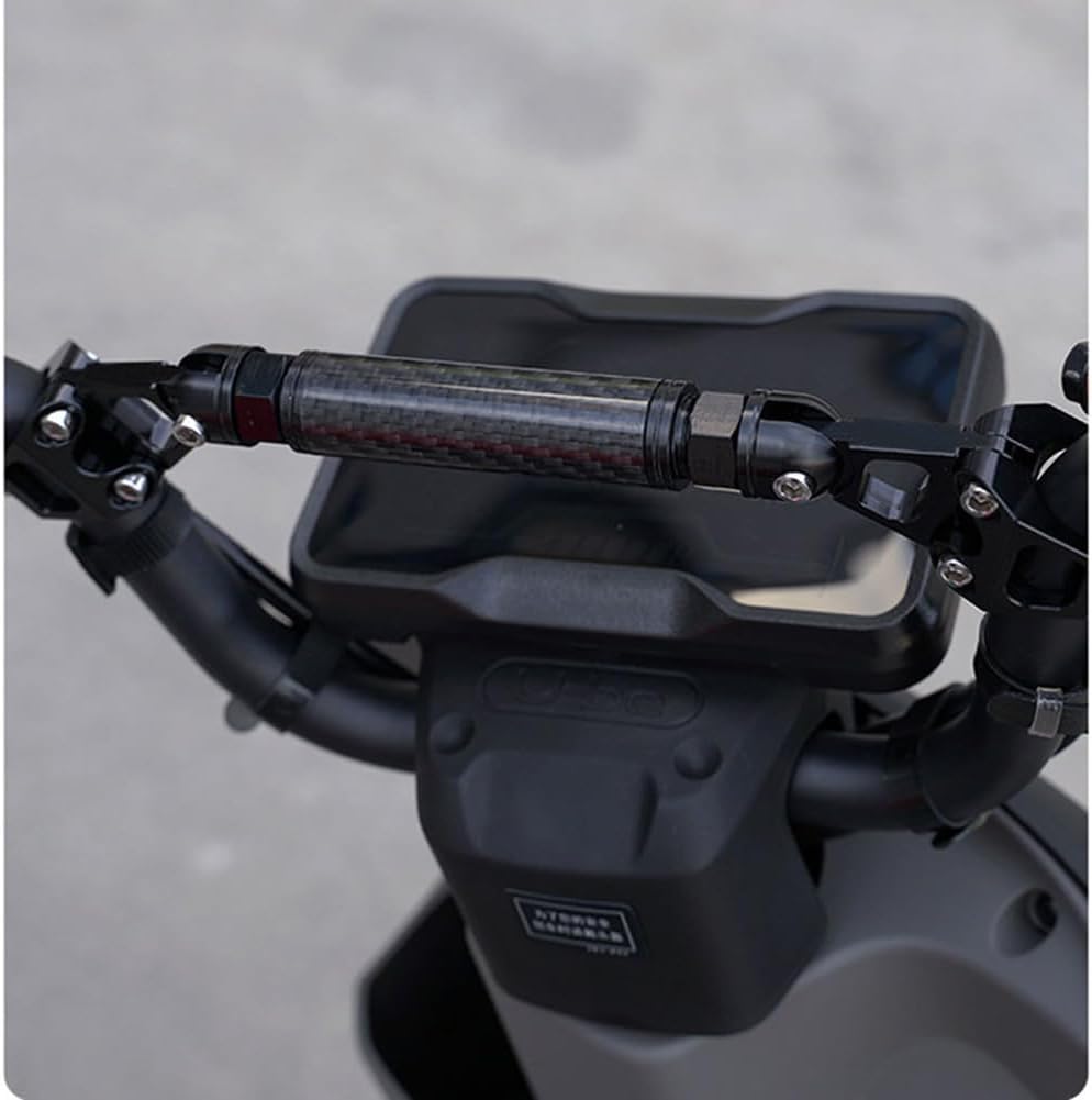 Balance Bar For Motorcycle Universal 22mm Aluminum Alloy Cross Bar Length Adjustable Handlebar Extender Extension Lever blue