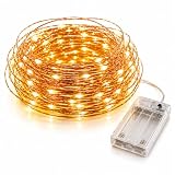 Christmas Hook™ 150 LED Fairy Lights, 50FT Warm...