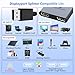 DisplayPort Splitter for Dual Monitors, DisplayPort to Dual DisplayPort Splitter Adapter 4K@120Hz, Monitor Splitter SST/MST Extended Display, DP MST Hub for PC, Laptop,Graphics Card and More