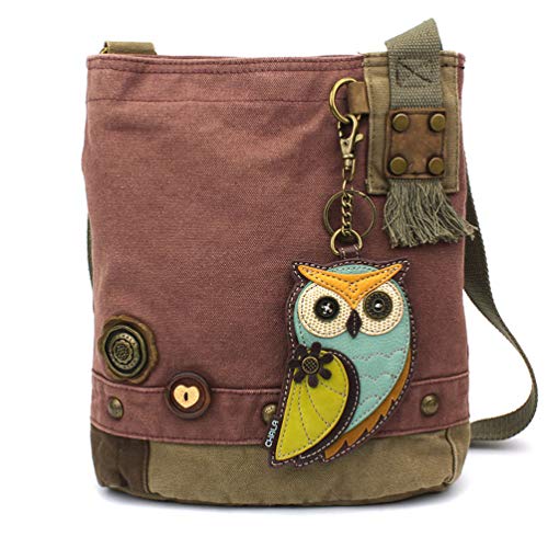 Chala Patch Crossbody - Owl-A- Mauve