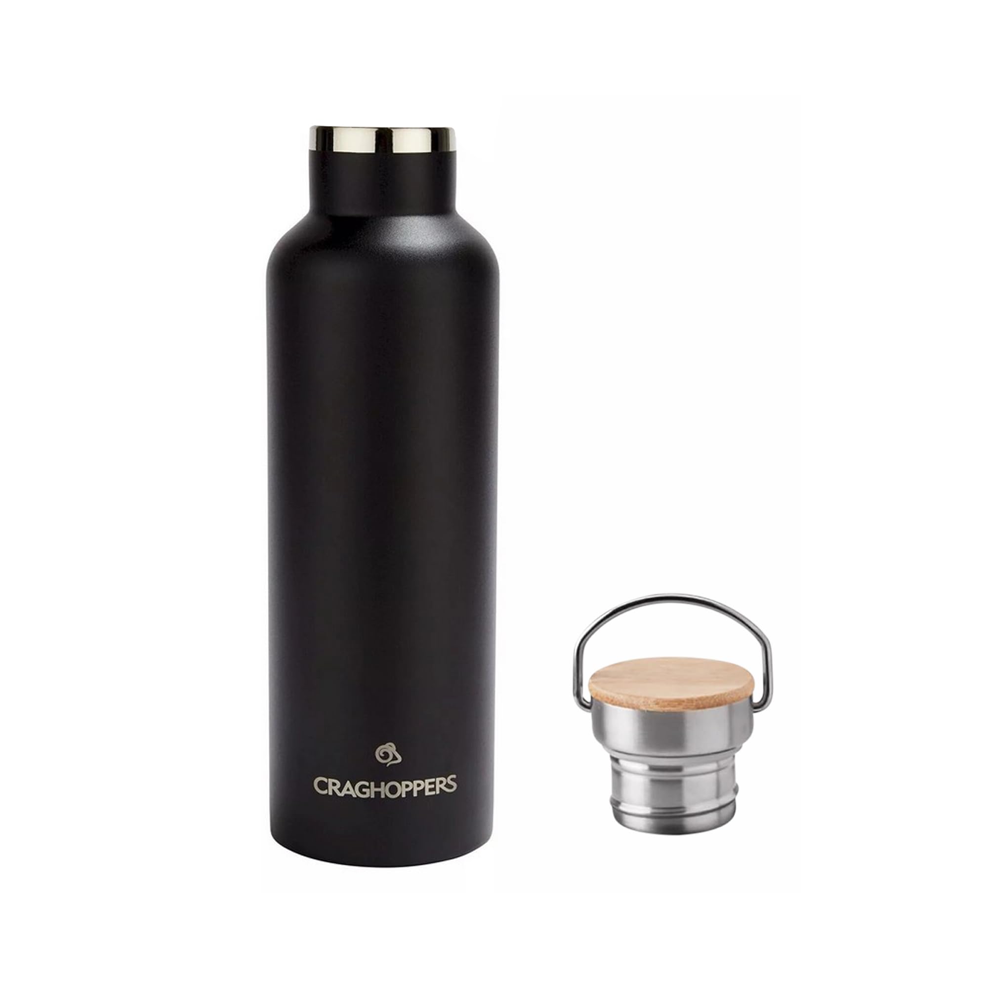 Craghoppers Insulated Water Bottle with Grab Handle, Dual Walled, Thermal Technology - 750ml Capacity, Orange, 750 ml - Image 2