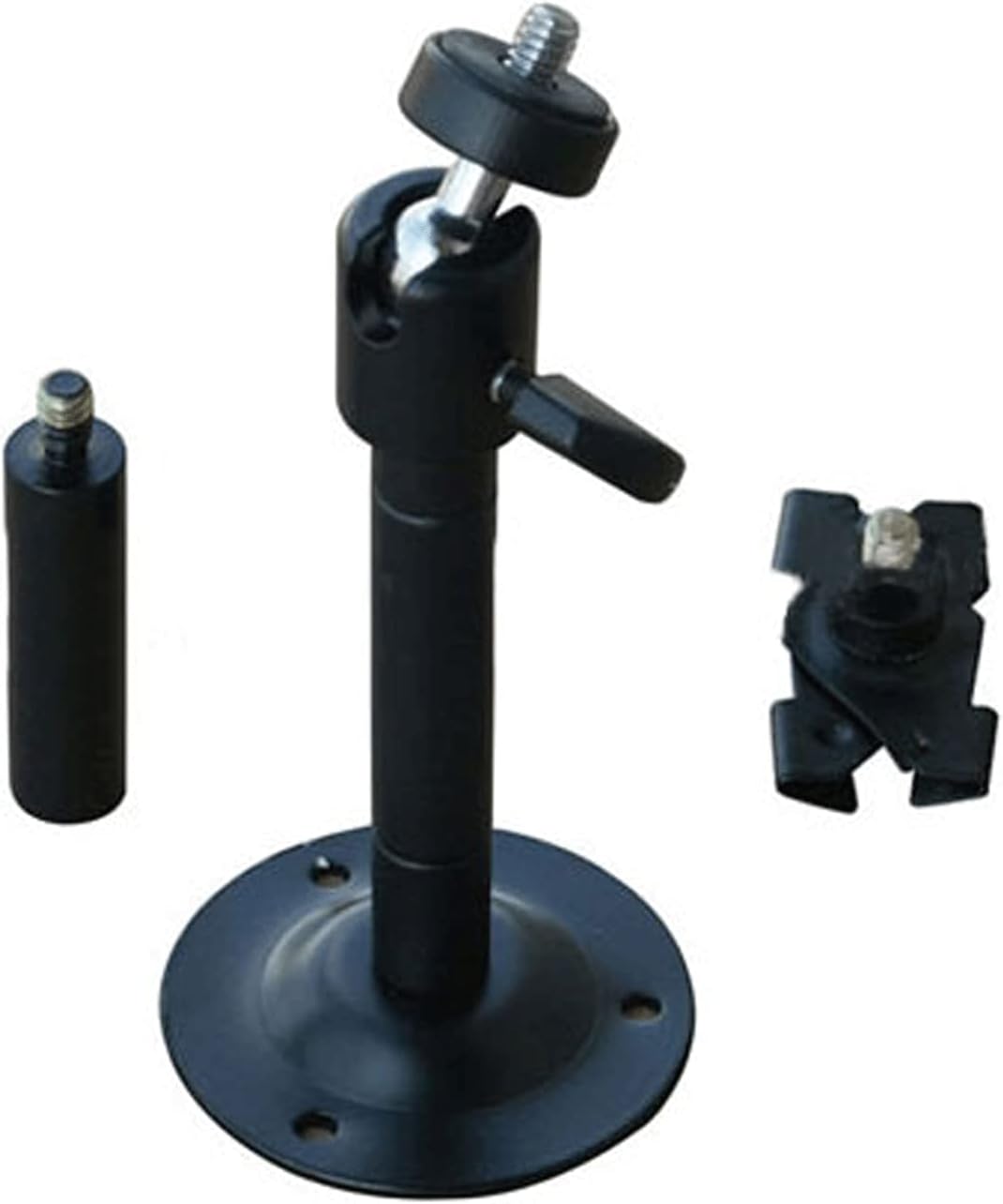 VideoSecu One Height Adjustable 2"-6" Camera Wall Ceiling Mount Bracket for CCTV CCD Box Body Camera Pan Tilt Bracket 1BO