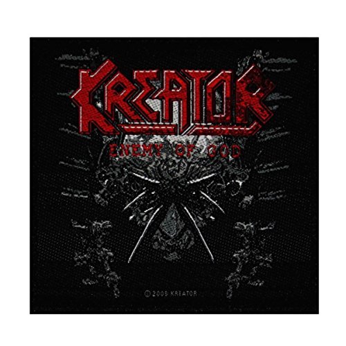 Kreator Enemy of God Patch Album Art Thrash Metal Band Woven Sew On Applique