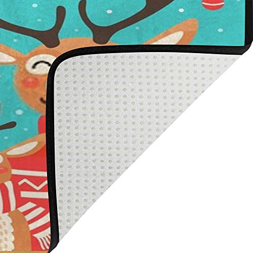 Tapis de maison moderne de Noël en tissu polyester de qualité supérieure