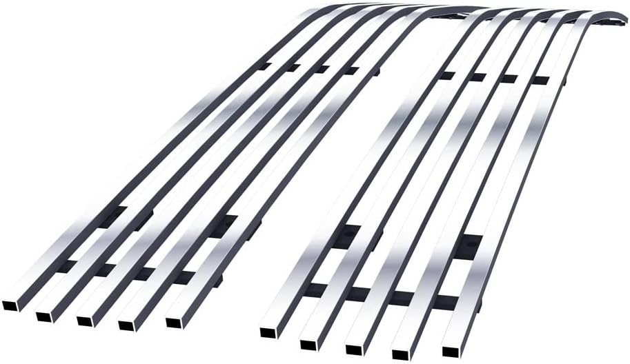 APS Compatible with Chevy Blazer C K Pickup Suburban Tahoe 1994-1999 Main Upper Stainless Steel SS Chrome Billet Front Grill Grille Insert C65706A