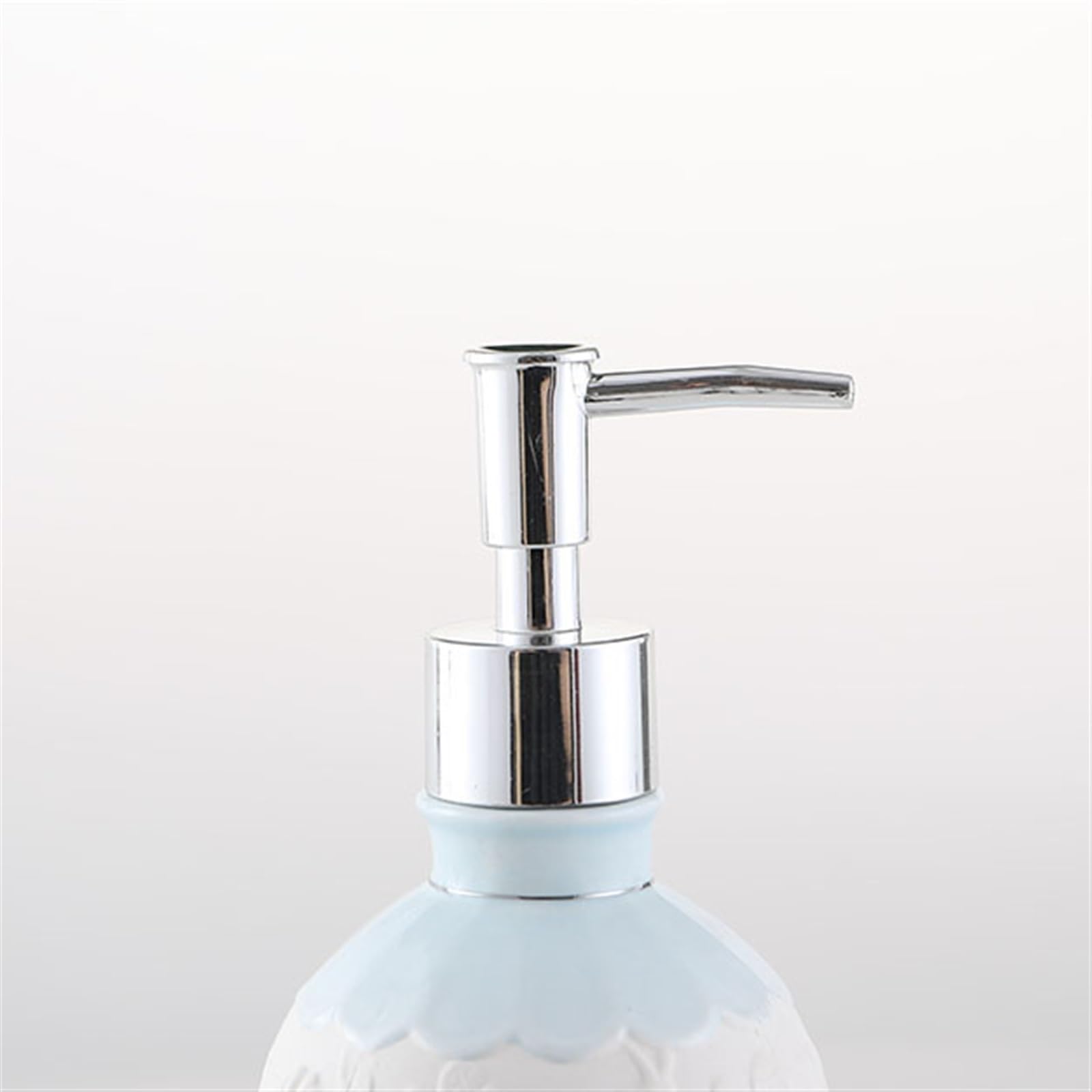 Dispenser di sapone Dispenser di sapone da bagno per lozione shampoo piatto sapone pompa di sapone in ceramica bottiglia di sapone rosa per cucina bagno dispenser pompa a mano