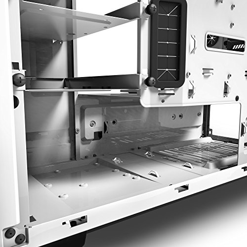 Image of NZXT Noctis 450 Mid Tower Computer Case, Glossy Wite (CA-N450W-W1