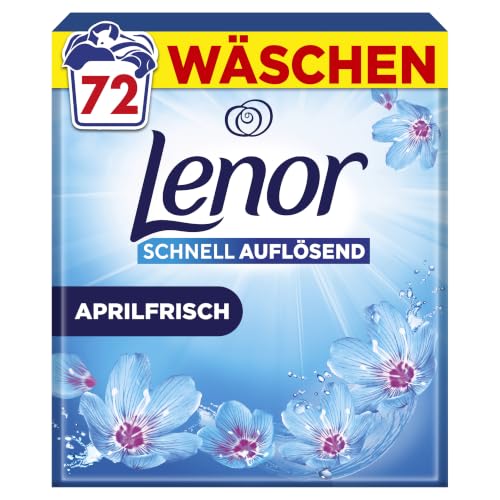 Lenor Pulverwaschmittel Aprilfrisch, 72 Wäschen – Ansicht 1