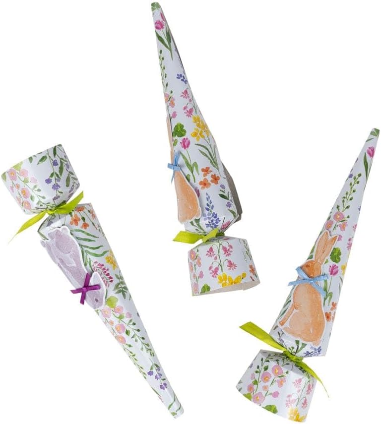 Caspari Bunny Field Celebration party favor - 8 party favor Per Box