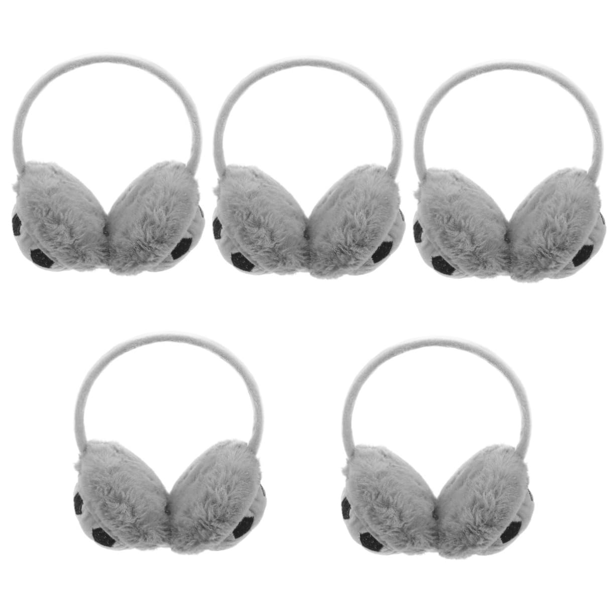 5stücke Winter Ohrenschützer Für Junge Mädchen Niedliche Fußball-design Warm Und Bequem Outdoor Aktivitäten Geeignet Schutz Vor Kälte Für Jungen Und Mädchen