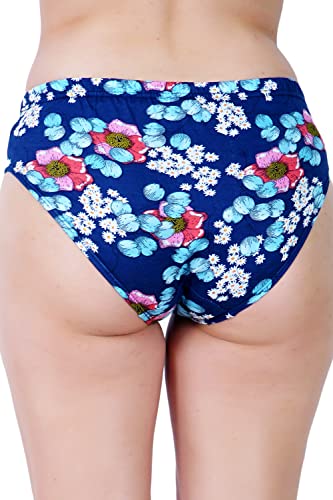 Image of Ladyland Pack of 3 Women Antibacterial Soft Hipster Panty for Regular Uses, Made of 100% Cotton, Grip Fit, All Over Printed Comfortable Panties for Girls, Ladies