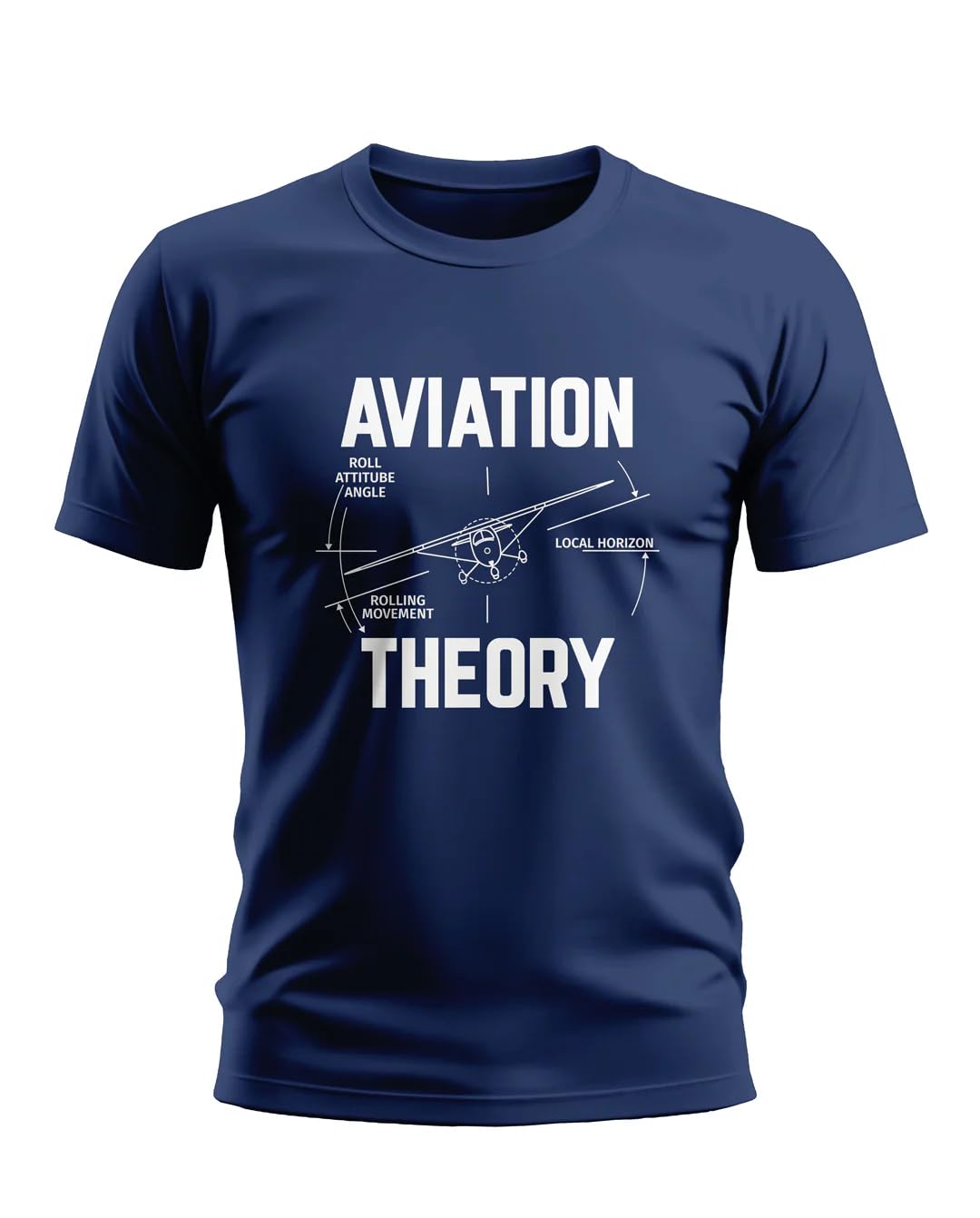warriorworld Men’s Pure Cotton T-Shirt – Aviation Theory Graphic | Airplane Flight Diagram Casual Tee for Pilots & Aviation Lovers-picture-21