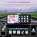 CARPURIDE W903S3 9.3 Inch HD Wireless Carplay & Android Auto Screen, 4K Front + Wired 1080P Rear + Infrared Camera, with Loop Recording, Bluetooth, Voice Control, GPS, FM, Super Link, 64GB TF