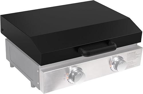 Miniatura 1 de Stanbroil 5011 - Capucha de tapa dura de 22 pulgadas con asa, tapa con bisagras para parrilla Blackstone de 22 pulgadas, tapa superior dura para