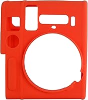 Vista 6 de Rieibi Mini 40 - Funda protectora de silicona para cámara instantánea Fuji Instax Mini 40 - Funda ligera de goma suave para Fujifilm 40 - Naranja