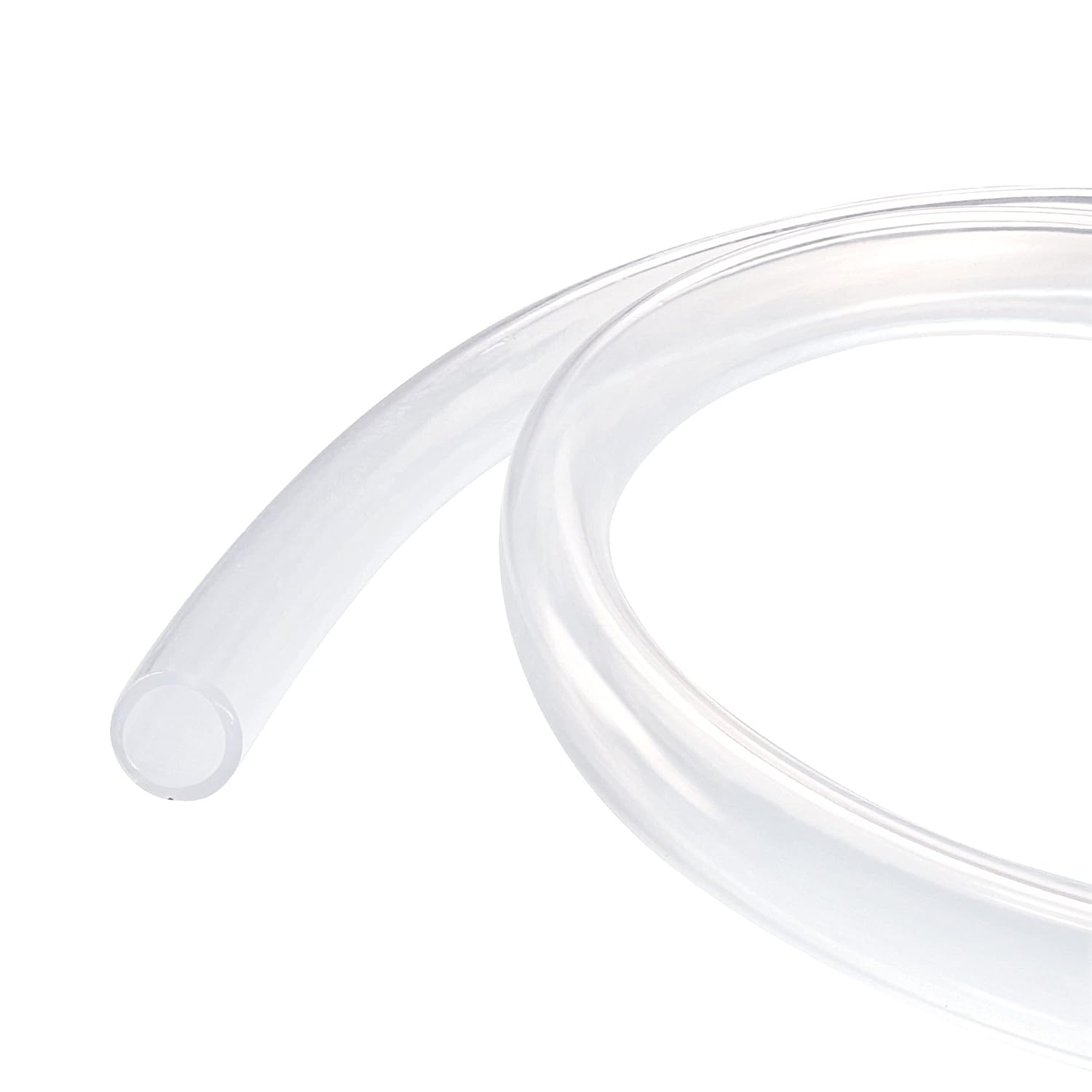 MECCANIXITY PVC Transparent Hose Vinyl Tubing 2" ID 3.3ft Flexible Lightweight for Water Tube,Air Tube