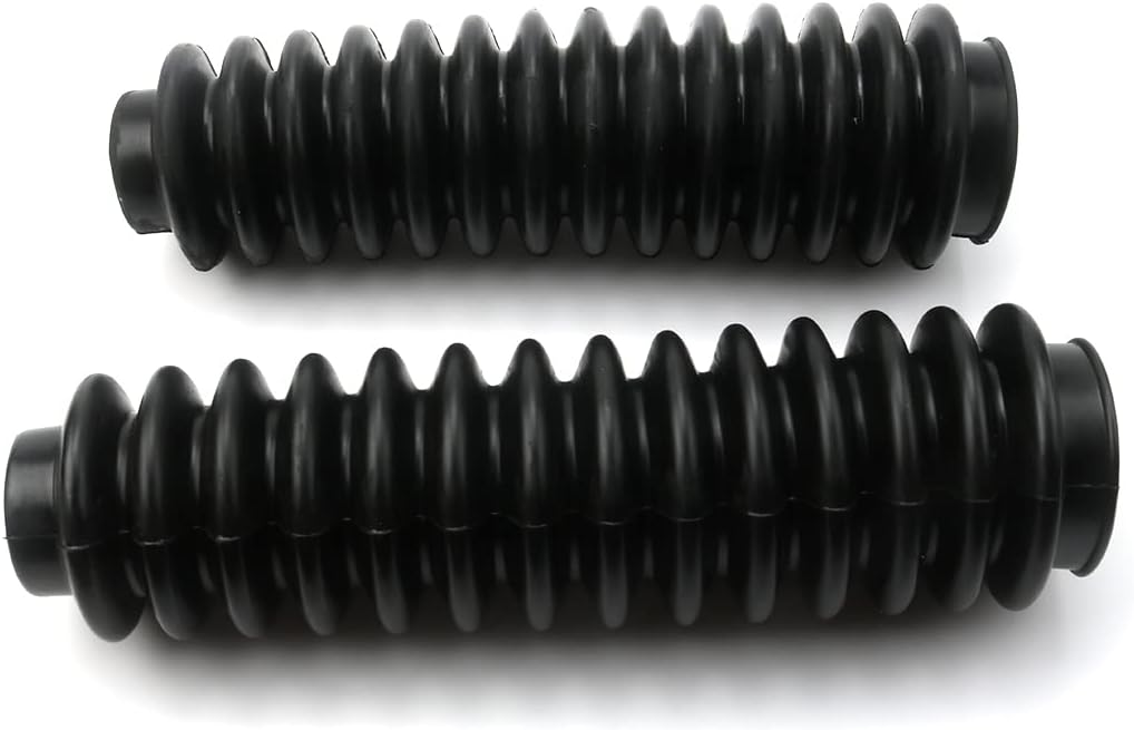 Front Shock Fork Boots For Honda ATC 250SX 250 SX 1985-1987, Black