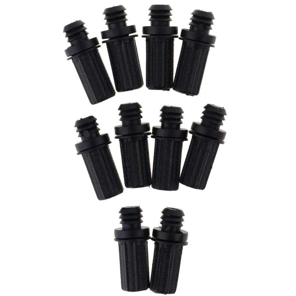 10 Pieces Fastener Rivet Clips Kits, Black Push Pin Rivets For Speaker Mesh Grill Cover # 042
