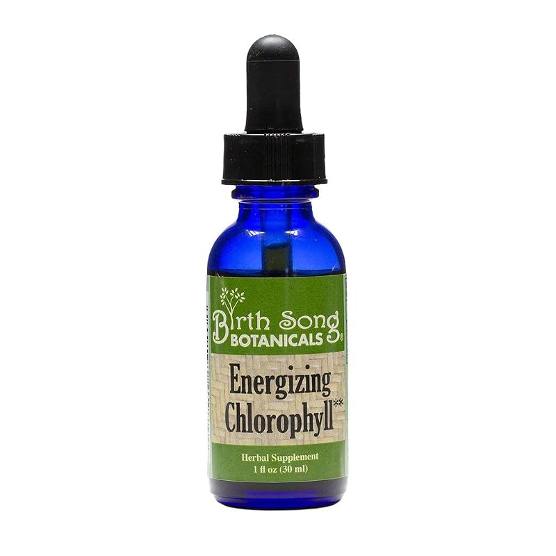 Birth Song Botanicals Suplemento de Clorofila Líquida com Hortelã, 30 mL