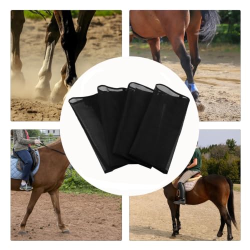 Botas de protección para caballos que evitan picaduras en la granja 5