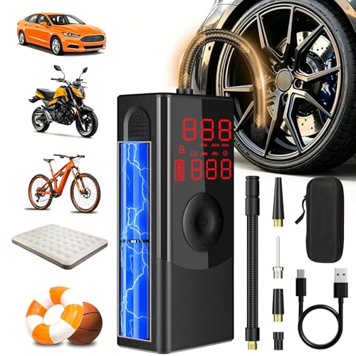 Tire Inflator Portable Air Compressor,150PSI Cordless Air Pump for Car | 3.5X…