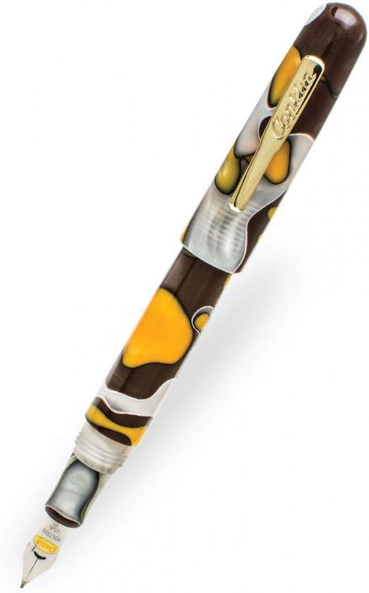 Amazon Conklin All American 万年筆 ペン先 中字 イエローストーン (CK71402) 万年筆 文房具