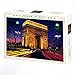 Puzzle Classique 1000 Pièces Puzzle pour enfants Arc de Triomphe Puzzle DIY Puzzle Jouets 1000 pièces Série Architecture Urbaine Puzzle Jeux de divertissement familial 70x50cm