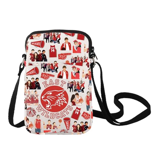 LEVLO East High Musical Crossbody Bag Bolton & Montez Fans Gift East High Shoulder Bag (East cats C Bag)