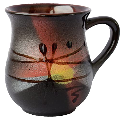 Pottery coffee mug «Sunrise» 10 fl oz
