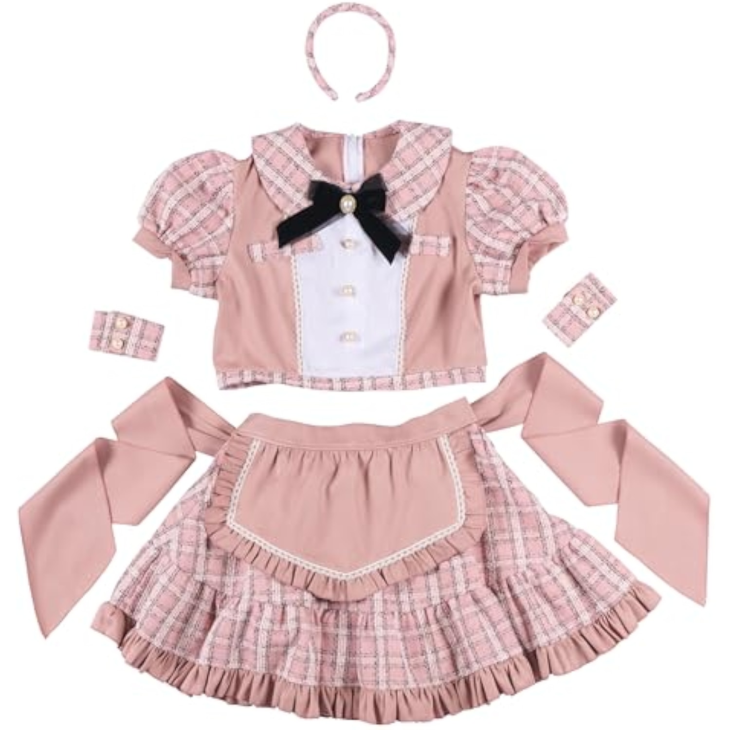 クリアストーン(Clearstone) リリカルパレット コスプレ ハロウィン アイドルツイードメイド JamsCollection レディース ピンク 詳細画像2