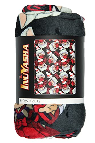 Couverture polaire Inuyasha Chibi en peluche douce 114x152 cm - 3