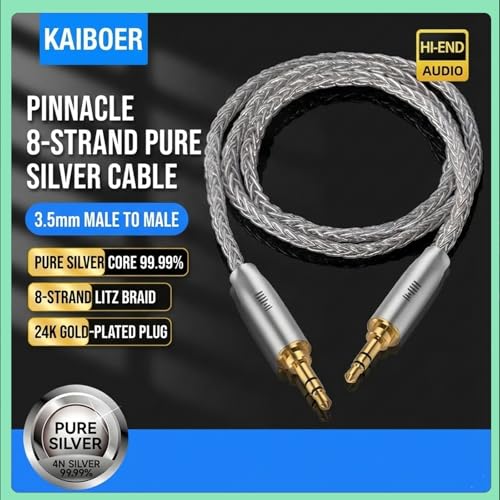 Cable de Audio 3.5mm Jack Auxiliar Hi-End 1.0 m miniatura 2