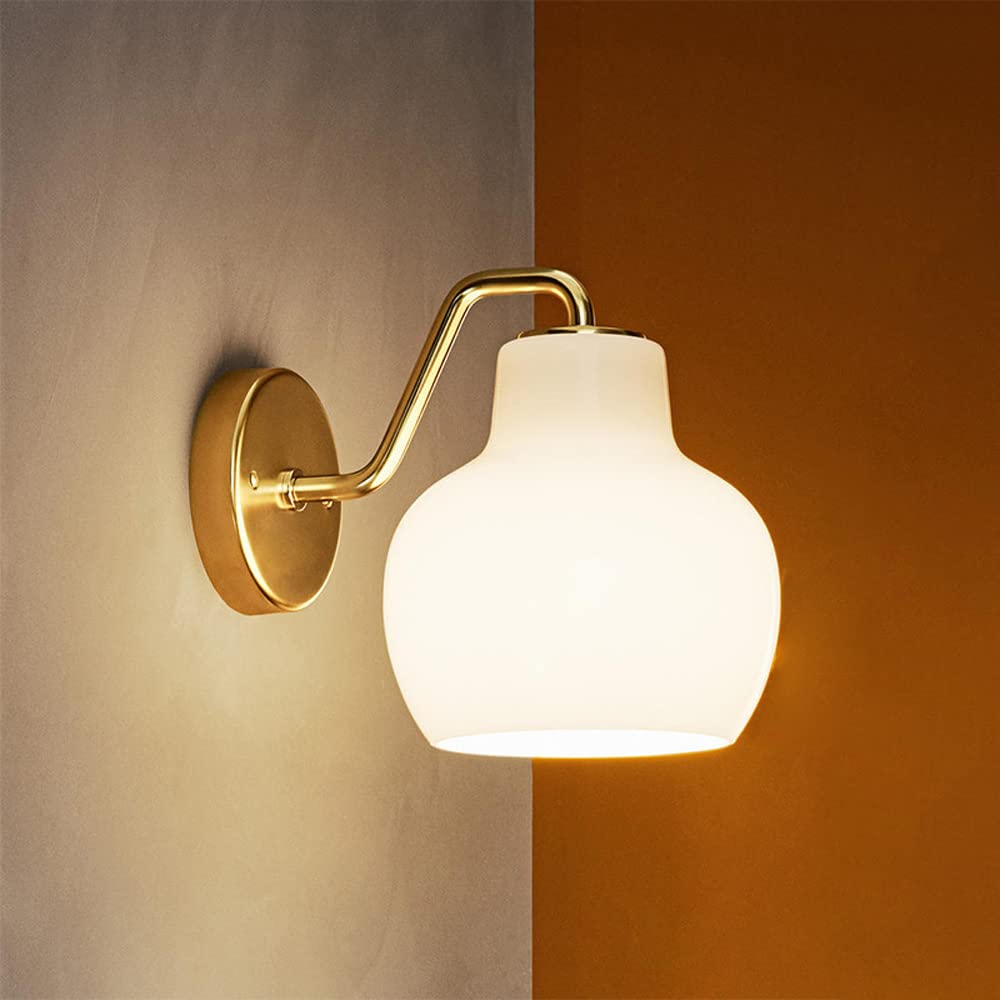 Accesorio de iluminación de pared de metal dorado para pasillo oscuro 8