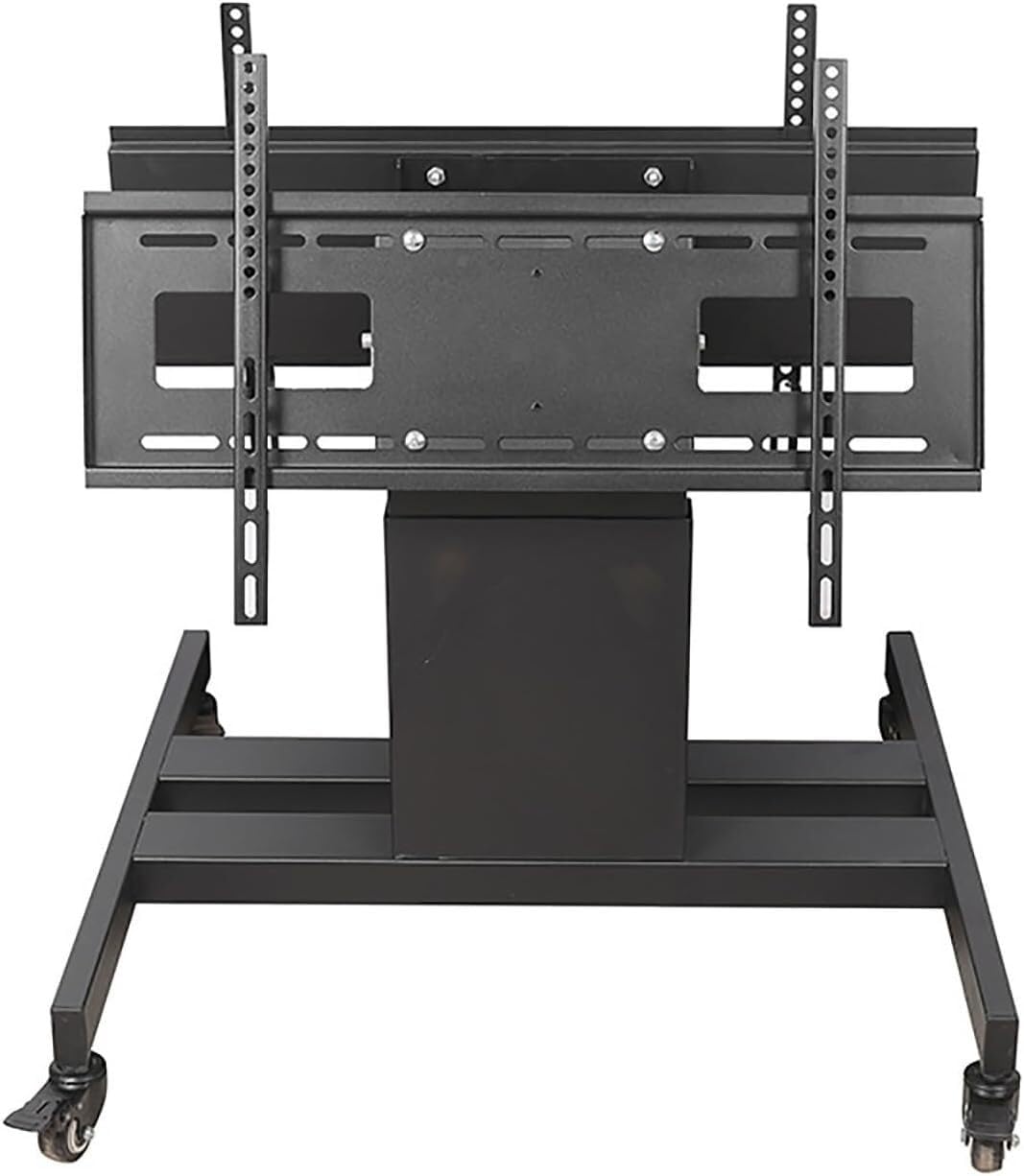 OLSKFUH Mobile Tv Stand Mobile Tv Mount Stand - Low Height Monitor Cart For 32-65 Inch Tvs, Tv Cart Trolly Up To 100Kg For Living Room, Office, Meeting Room,