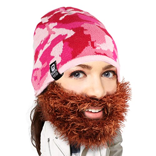 Beard Head Bushy Jaye Beard Beanie - Original Handmade Knit Hat and Removable Beard