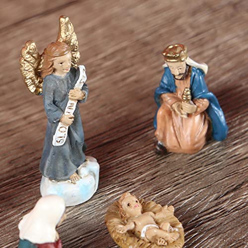 Natividade 11pc Set-Sagrada Família do de Estatueta Natal Home Decor Ornamento Do de Natal Da Igreja