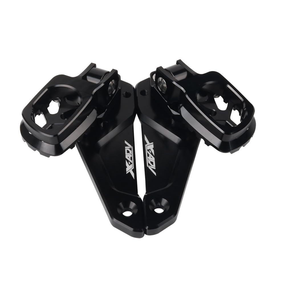 MOQIAOSEIKO Alluminio CNC Moto Pieghevole Passeggero Posteriore Poggiapiedi Pedale Pedane Kompatibel mit Honda XADV750 X ADV X-ADV 750 2021 2022 2023 2024 2025
