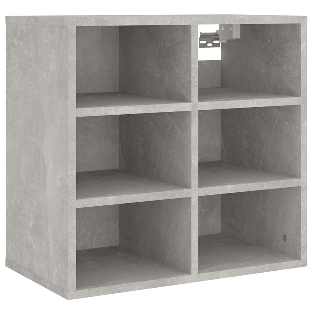Scarpiera in legno d'ingegneria, 6 scomparti, 52,5 x 30 x 50 cm