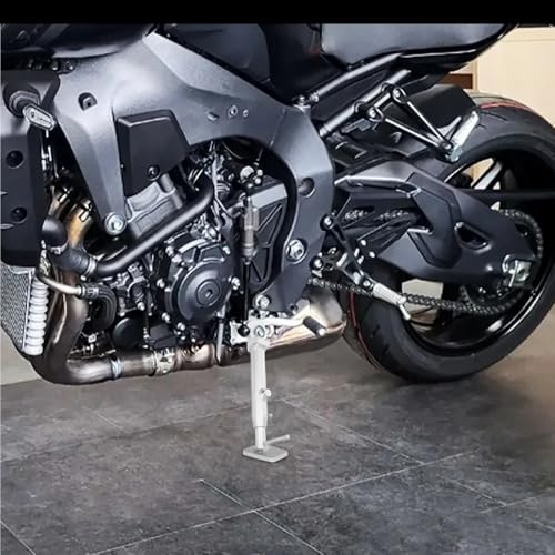 Béquille latérale réglable moto pour YZF-R1 et MT-10 : pied de stationnement stable aluminium - 6