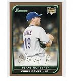 2008 Bowman Draft Gold #BDP14 Chris Davis Texas Rangers MLB Baseball Card NM-MT